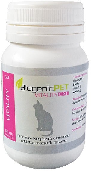 BiogenicPET Vitality Cat, 60 comprimate BiogenicPET