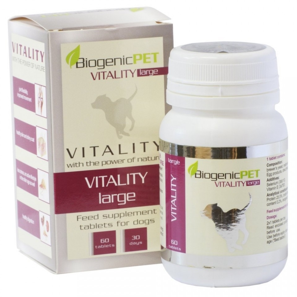 BiogenicPET Vitality Large, 60 comprimate BiogenicPET