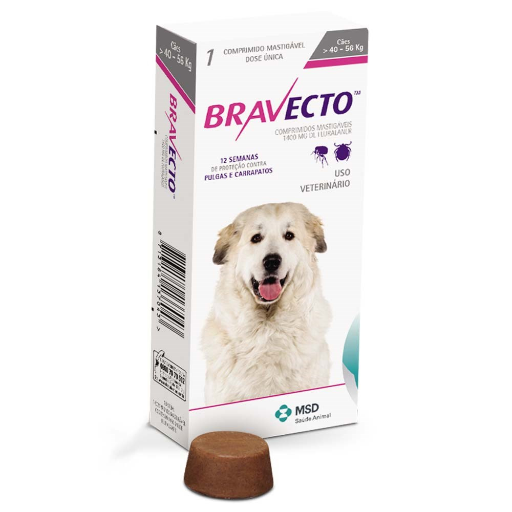 Bravecto (40-56 Kg) 1 Tbl X 1400 Mg: 91,65 RON - PetMart PetShop