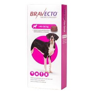 Bravecto (40-56 kg) 1 tbl x 1400 mg MSD imagine 2022