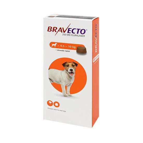 Bravecto (4,5-10 kg) 1 tbl x 250 mg imagine