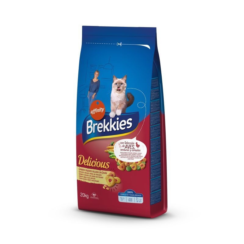 Brekkies Excel Cat Delice Pui si Curcan, 20 kg Brekkies