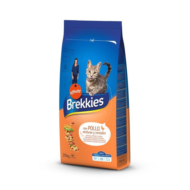 Brekkies excel cat mix pui, 20 kg