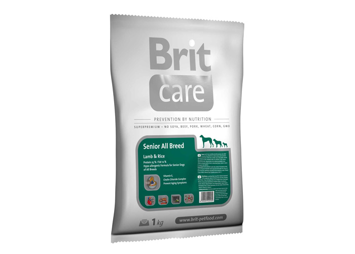 Brit care grain-free senior salmon and potato, 12 kg
