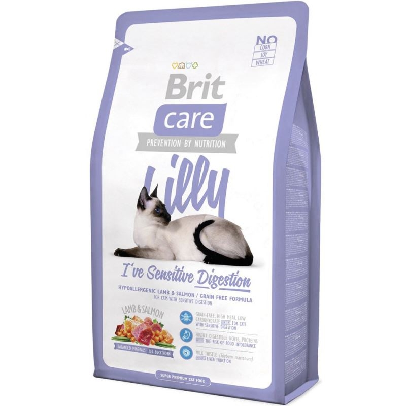 Brit Care Cat Lilly Sensitive Digestion, 7 kg Brit imagine 2022