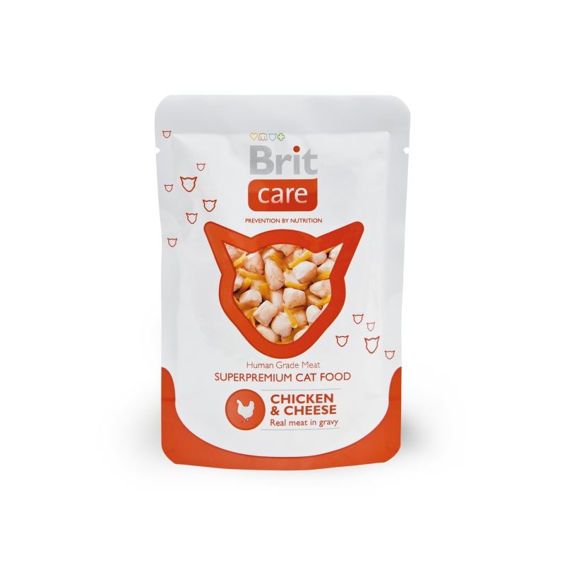 Brit Care Cat plic cu Pui si Branza, 80 g Brit imagine 2022