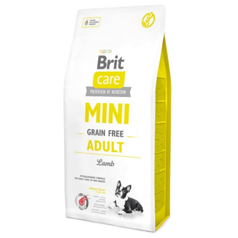 Brit Care Mini Grain Free Adult Lamb, 7 kg Brit imagine 2022