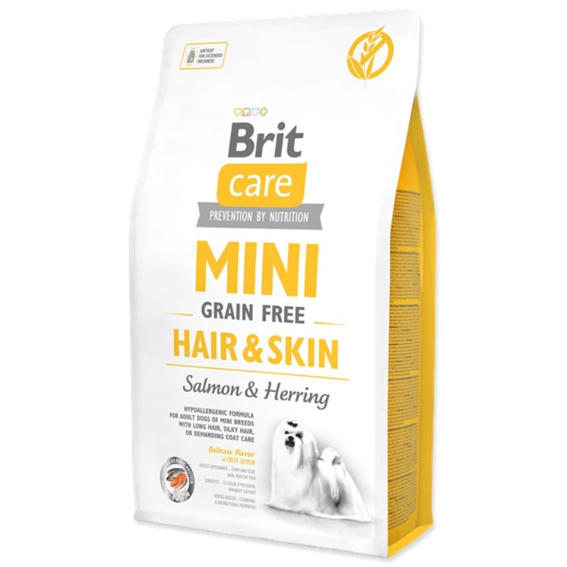 Brit Care Mini Grain Free Hair and Skin, 2 kg Brit imagine 2022
