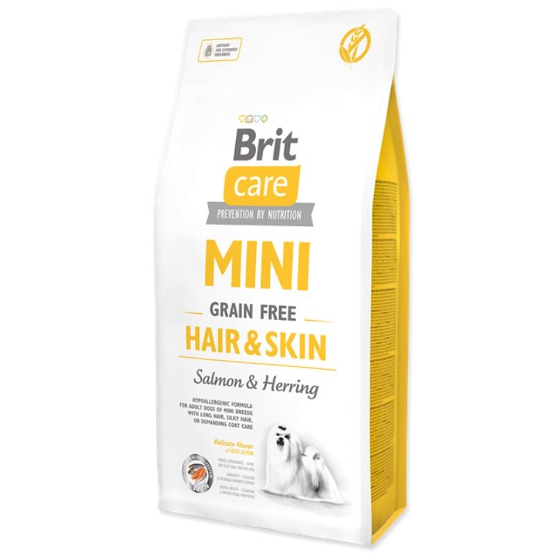 Brit Care Mini Grain Free Hair and Skin, 7 kg Brit imagine 2022