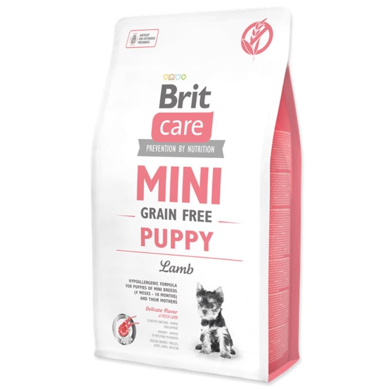 Brit Care Mini Grain Free Puppy Lamb, 2 kg Brit imagine 2022