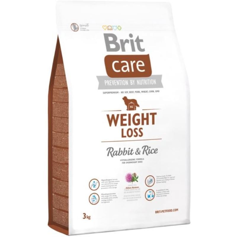 Brit care weight loss rabbit & rice, 3 kg
