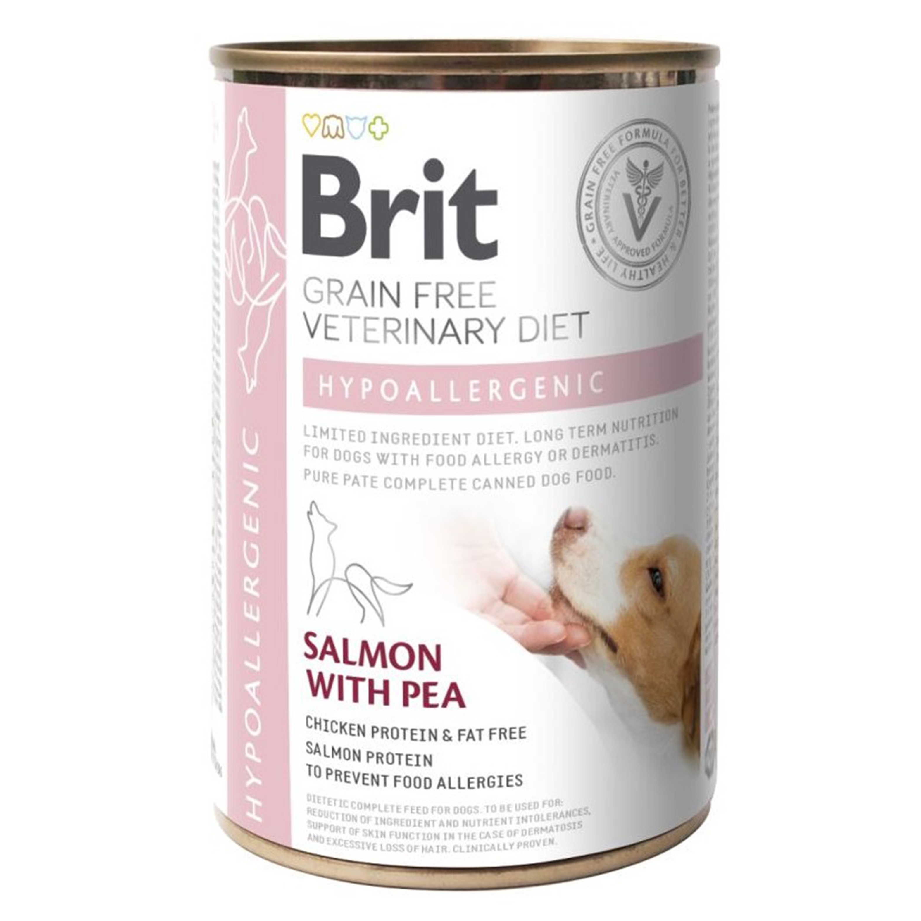 Brit GF Veterinary Diets Dog Hypoallergenic, 400 g imagine