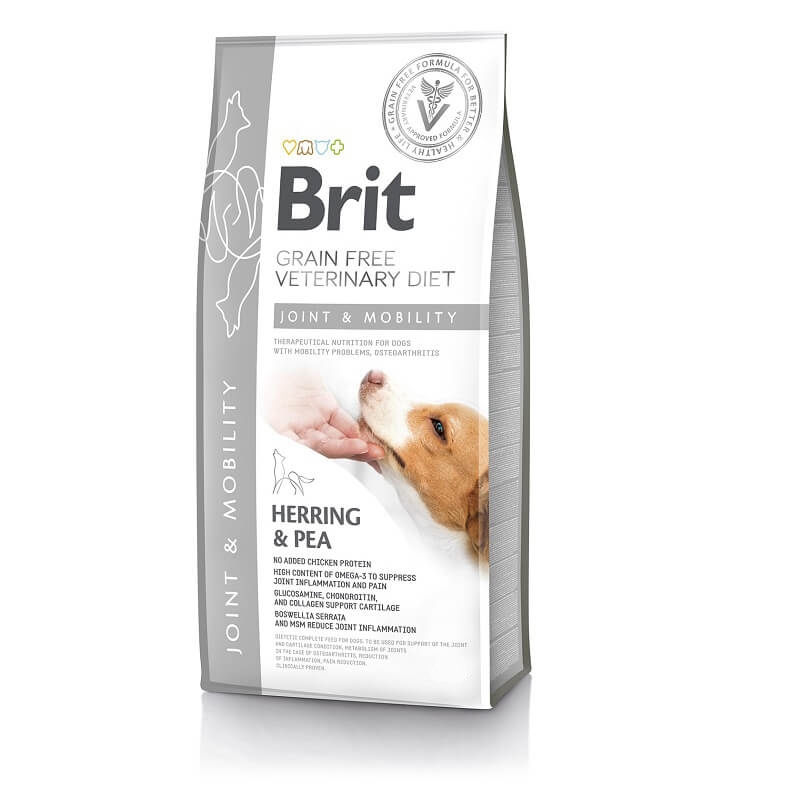 Brit grain free veterinary diets dog mobility, 2 kg