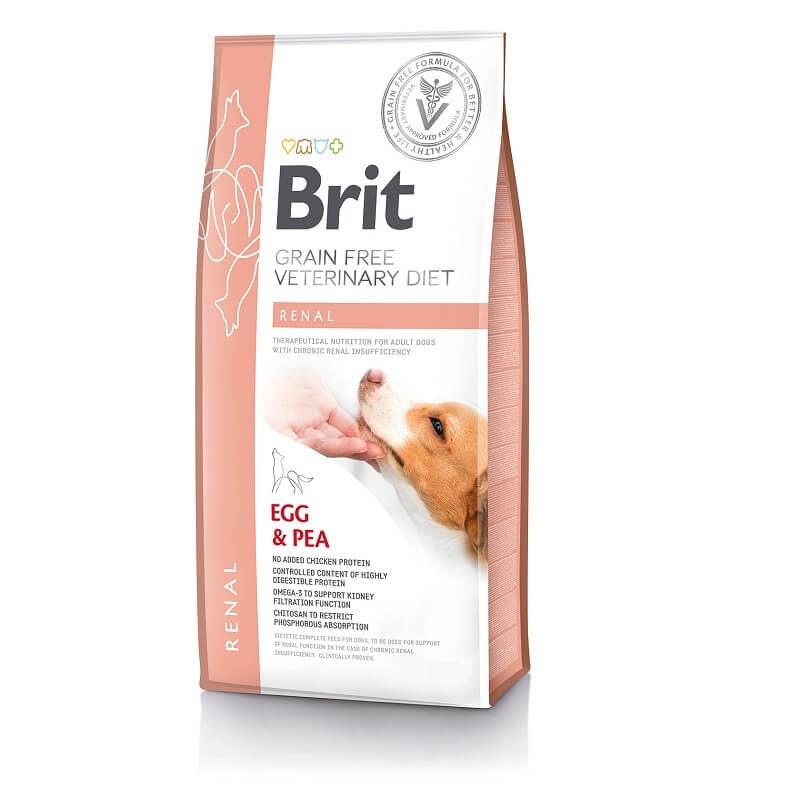 Brit Grain Free Veterinary Diets Dog Renal, 2 kg BRIT