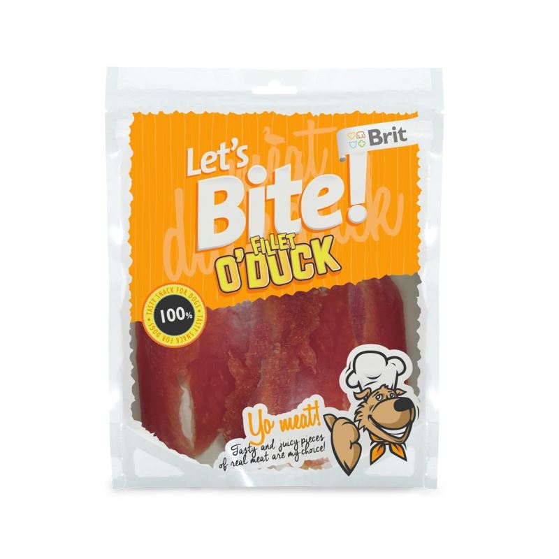 Brit Lets Bite Fillet O’Duck, 80 g Brit imagine 2022