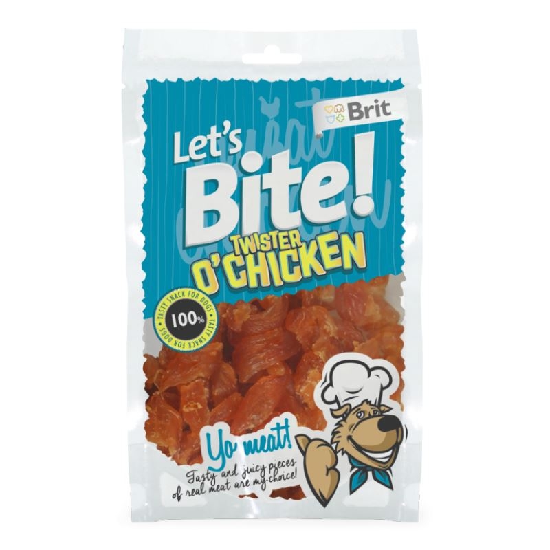 Brit Lets Bite Twister O’Chicken, 80 g Brit imagine 2022