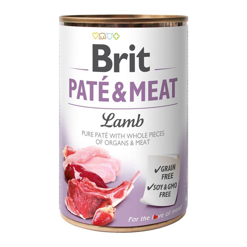 Brit Pate & Meat Lamb, 400 g Brit imagine 2022