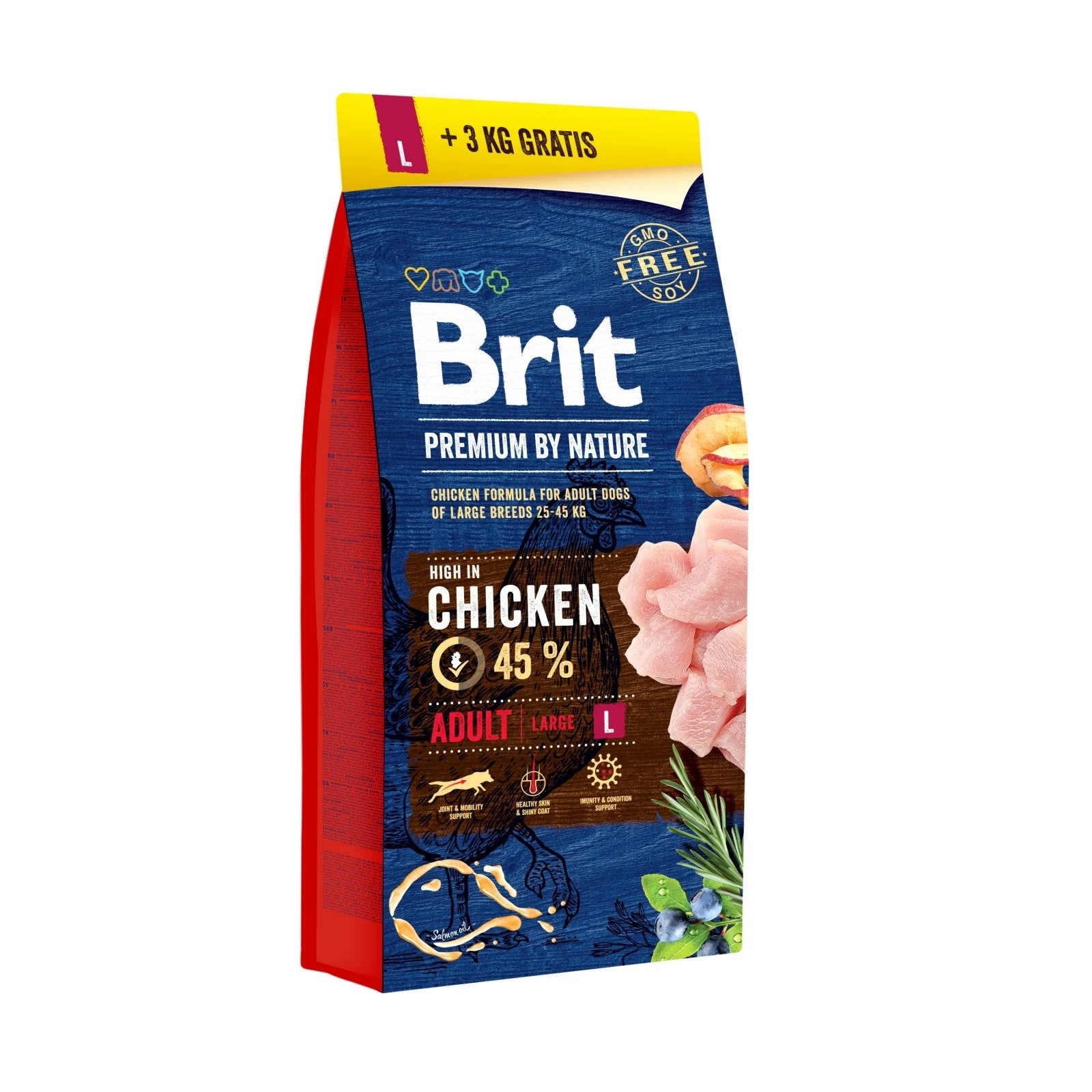 Brit Premium by Nature Adult Large, 15+3 kg Brit
