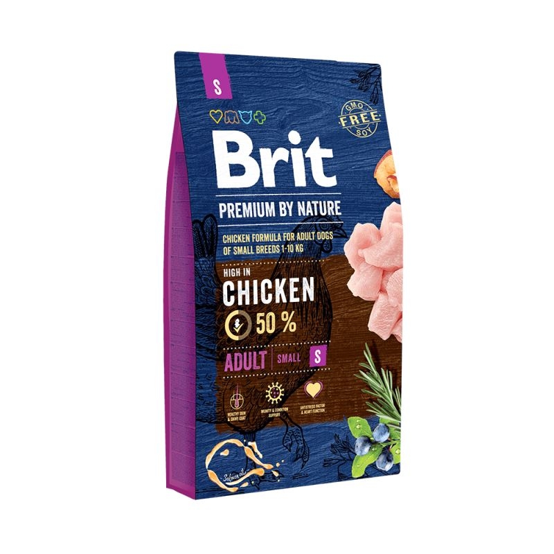 Brit Premium by Nature Adult S, 3 kg Brit imagine 2022