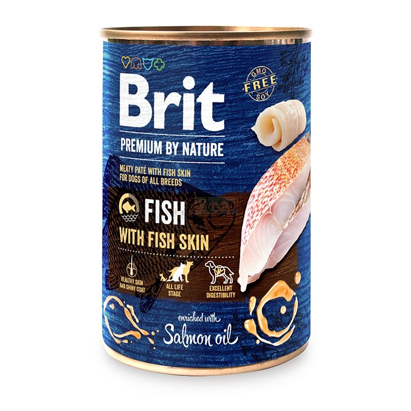 Brit premium by nature fish with fish skin, 800 g