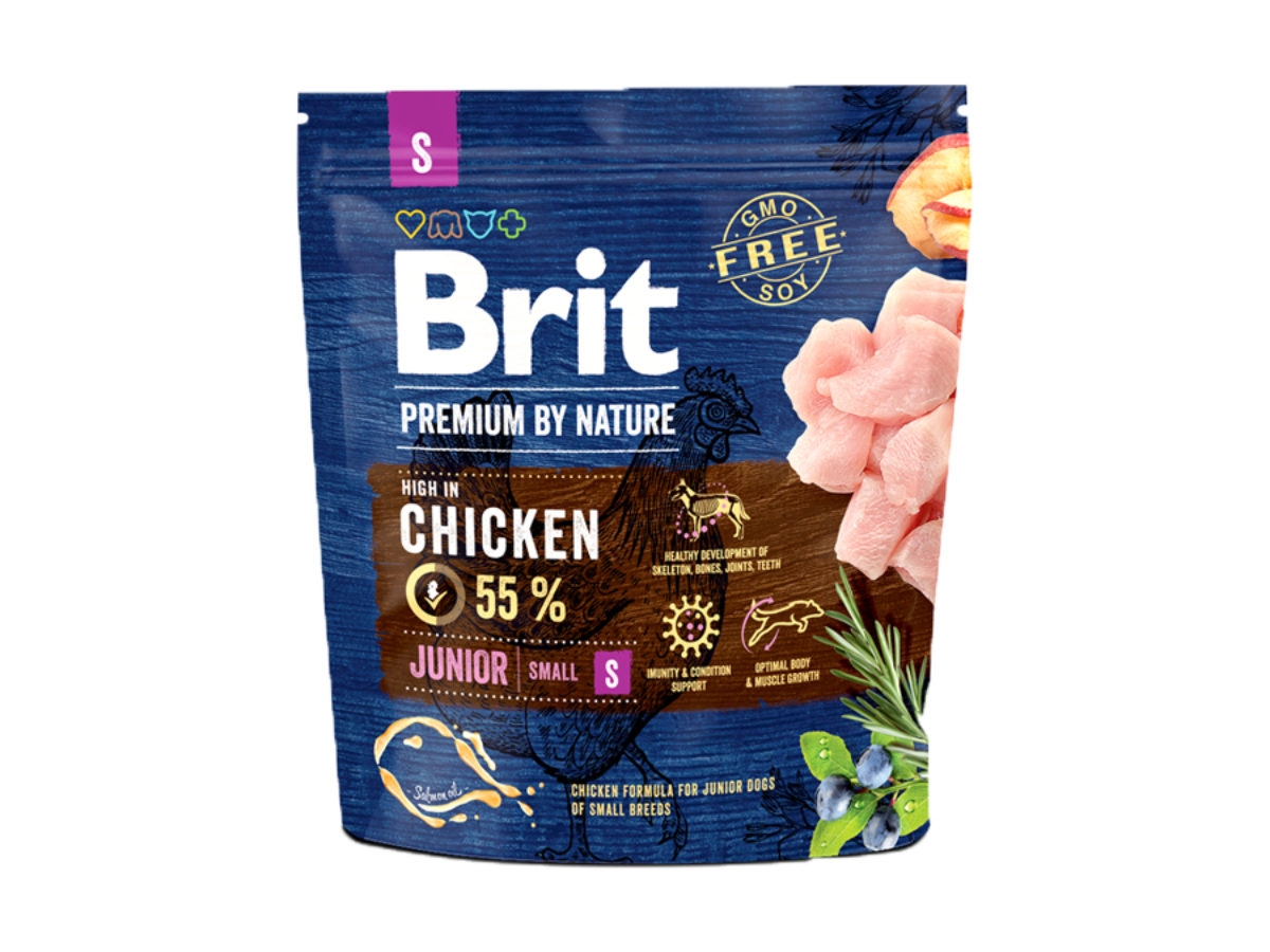 Brit Premium by Nature Junior S, 1 kg imagine