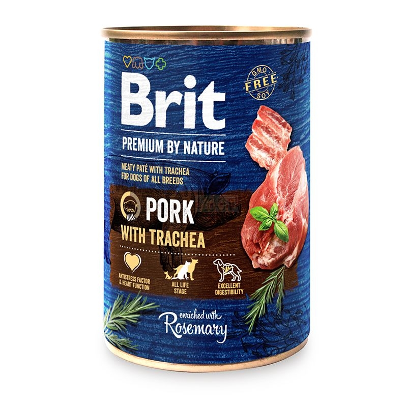 Brit Premium by Nature Pork with Trachea, 400 g BRIT