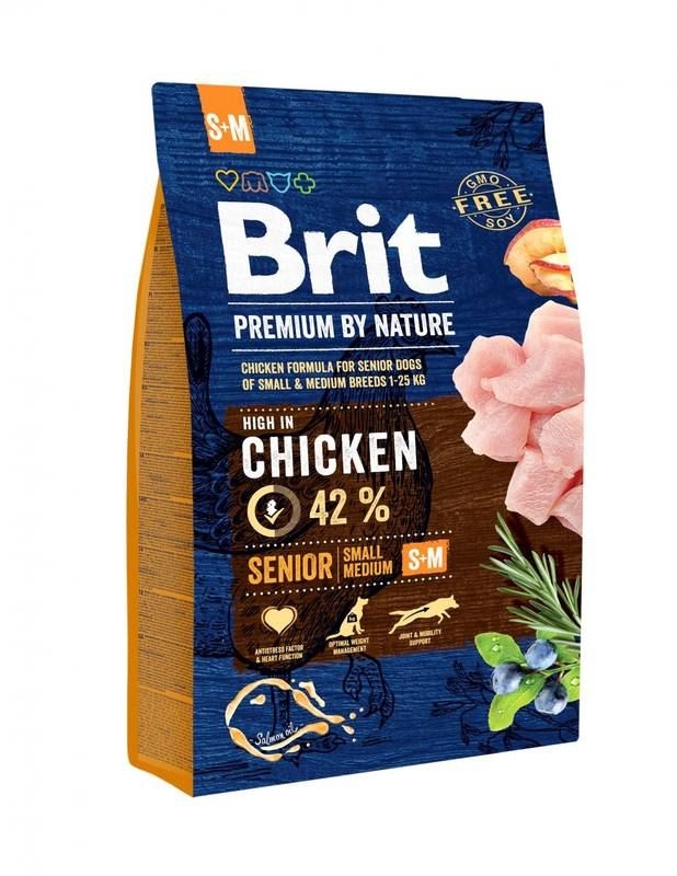 Brit Premium by Nature Senior S plus M, 3 kg Brit imagine 2022