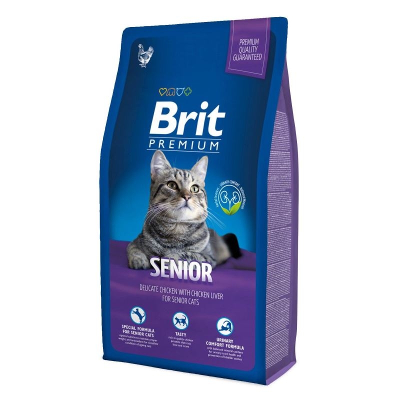 Brit Premium Cat Senior, 8 kg Brit imagine 2022