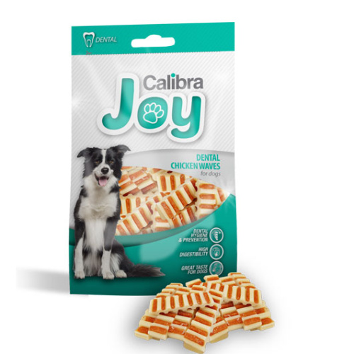 Joy Treats DOG Dental Chicken Waves 80 g Calibra imagine 2022
