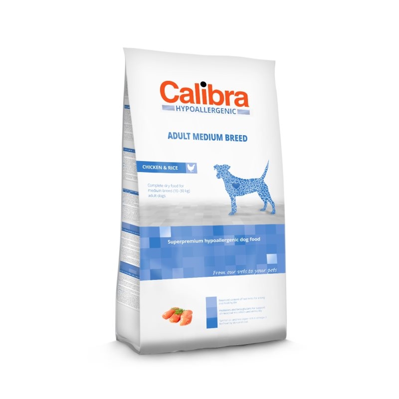 Calibra Dog Adult Medium Breed Chicken, 14 kg