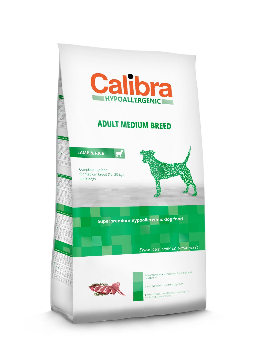 Calibra Dog HA Adult Medium Breed Lamb, 14 kg