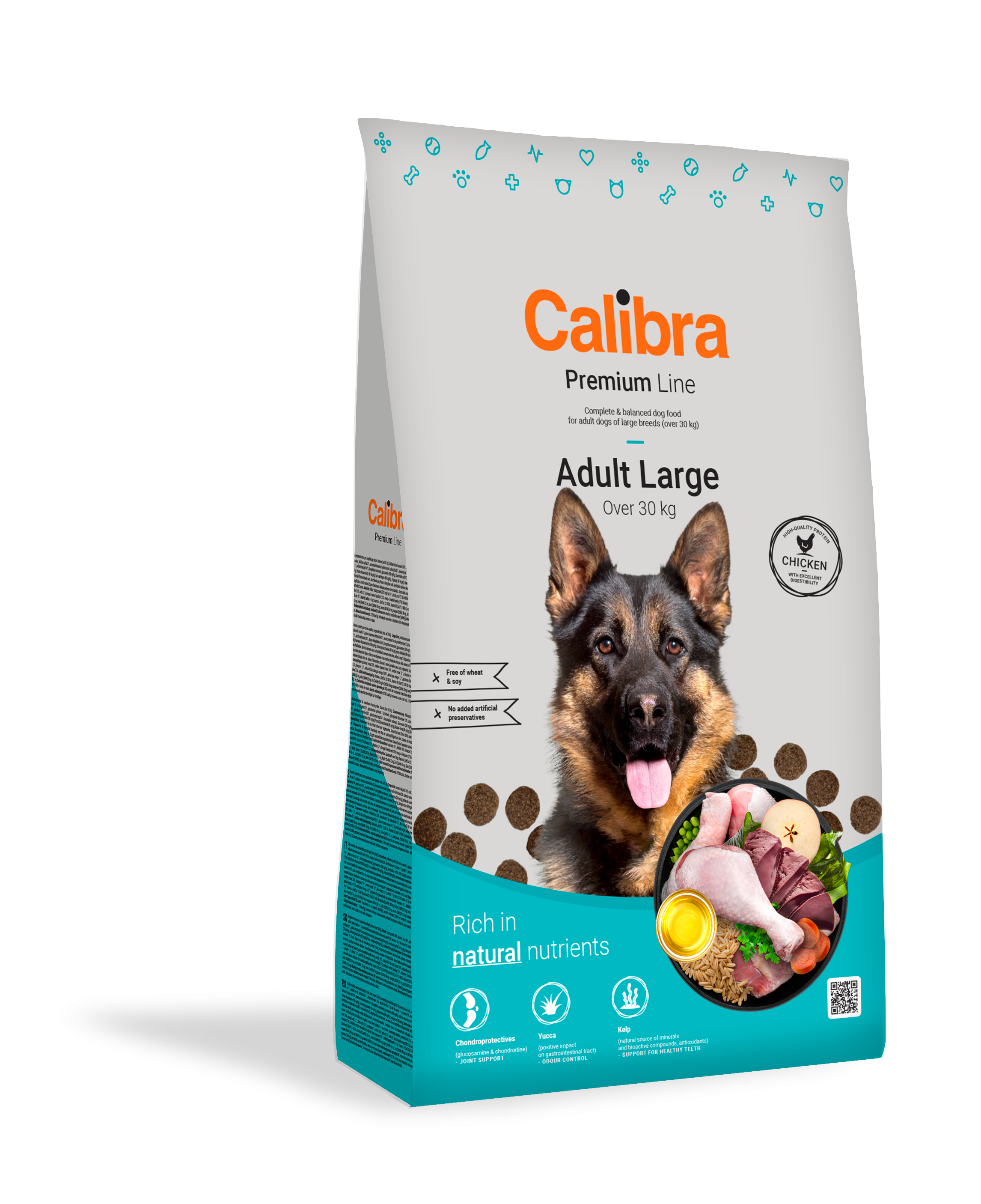 Calibra Dog Premium Line Adult Large, 12 kg Calibra imagine 2022