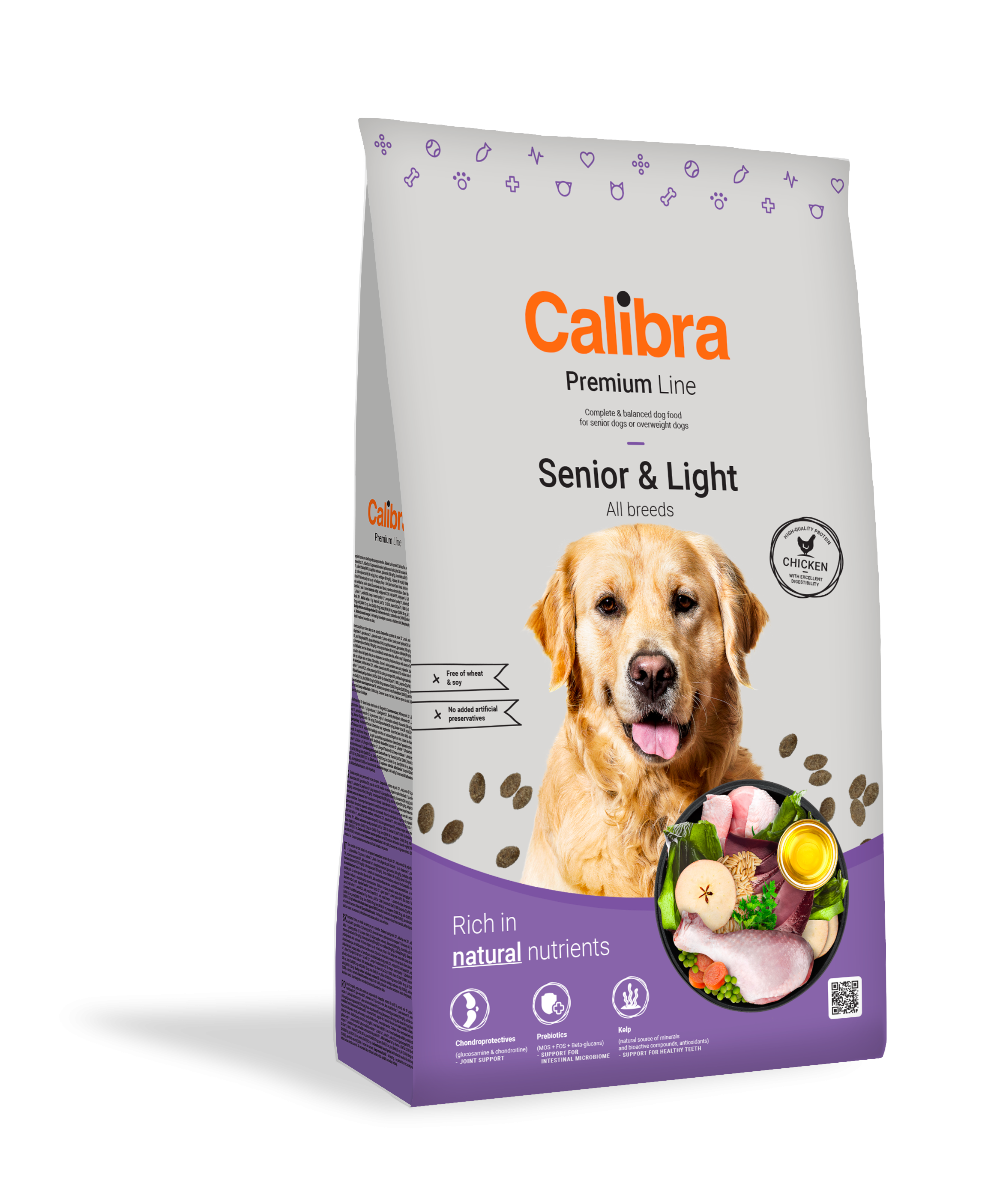 Calibra Dog Premium Line Senior & Light, 12 kg Calibra imagine 2022