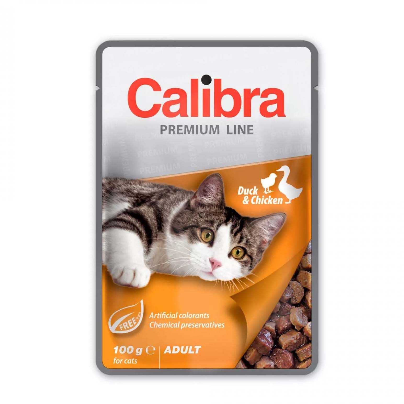 Calibra Cat Pouch Duck and Chicken in Sauce 100 g Calibra