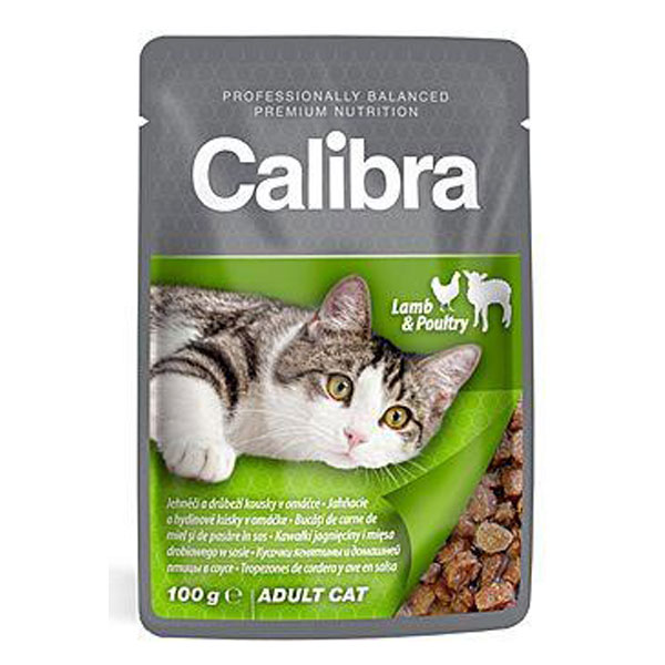 Calibra Cat Pouch Lamb and Poultry in Sauce 100 g imagine