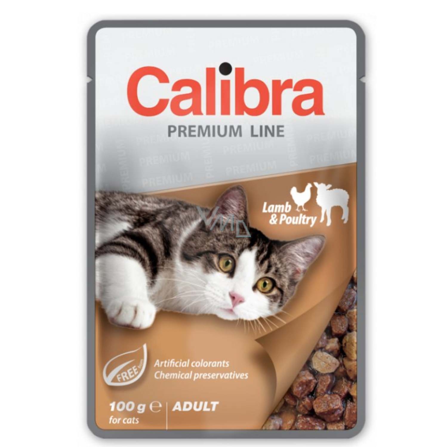 Calibra Cat Pouch Lamb and Poultry in Sauce 100 g Calibra