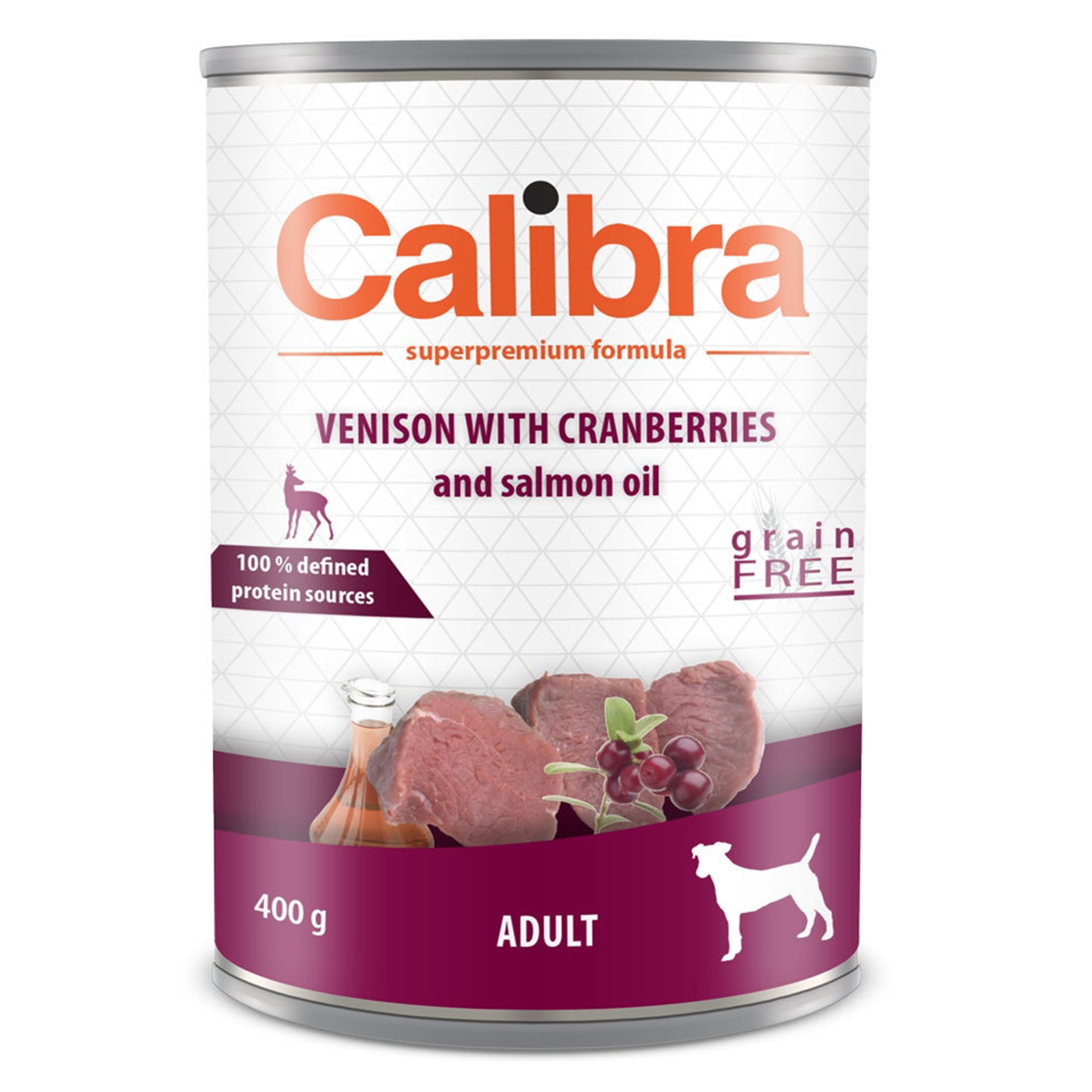 Calibra Dog Adult Vanat cu Merisoare, 400 g Calibra