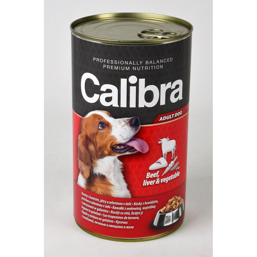 Calibra Dog Conserva Beef Liver & Vegetables in Jelly 1240 g Calibra imagine 2022