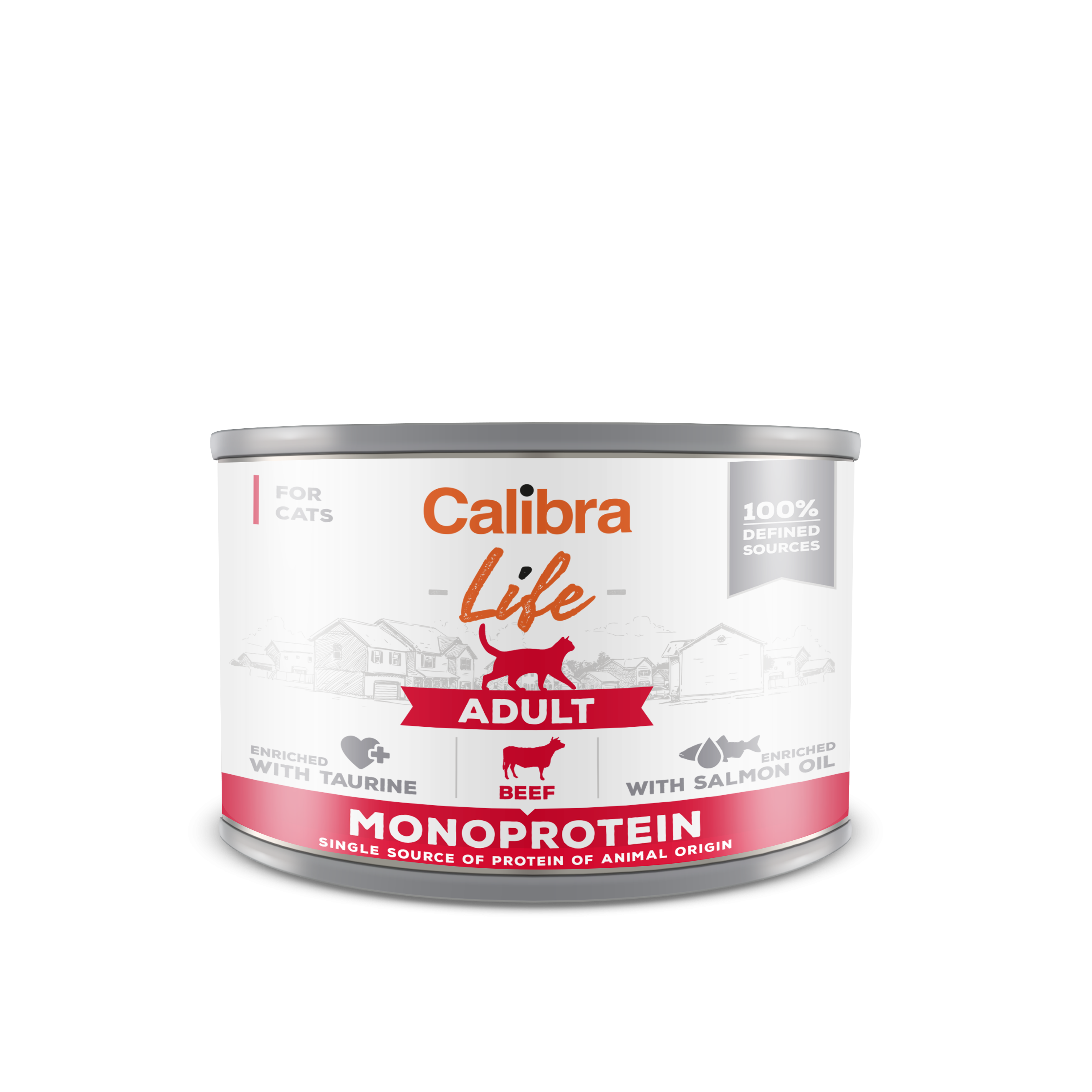 Calibra Cat Life Adult Beef 200 g, conserva Calibra