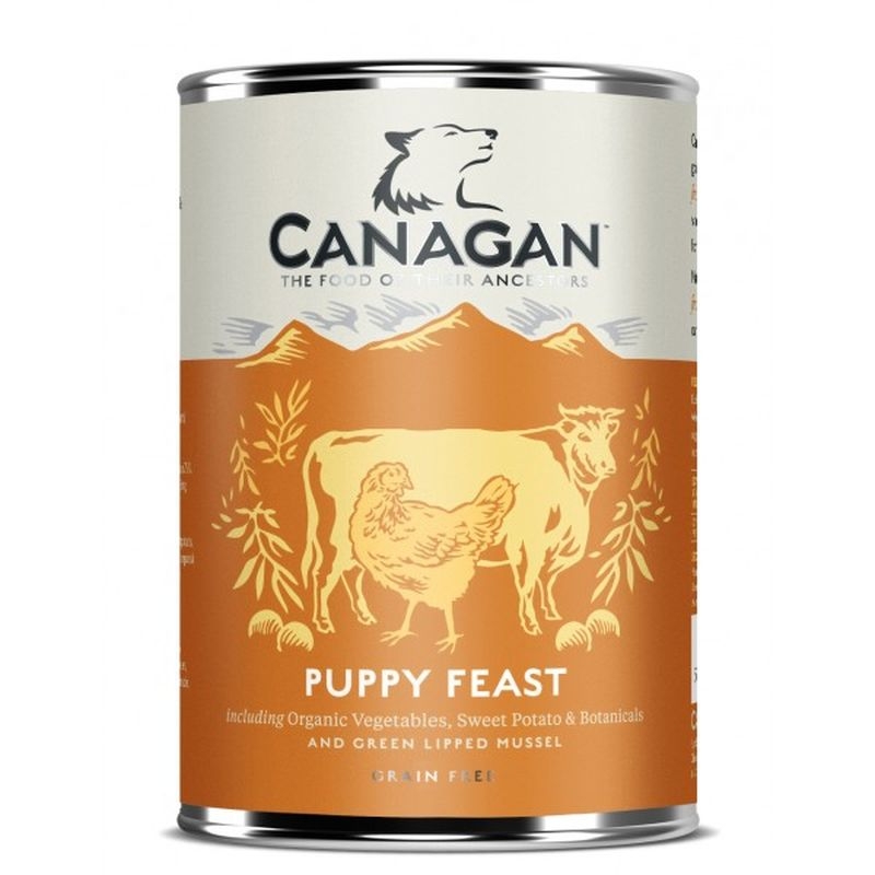 Canagan Dog Grain Free Puppy Feast, 400 g imagine