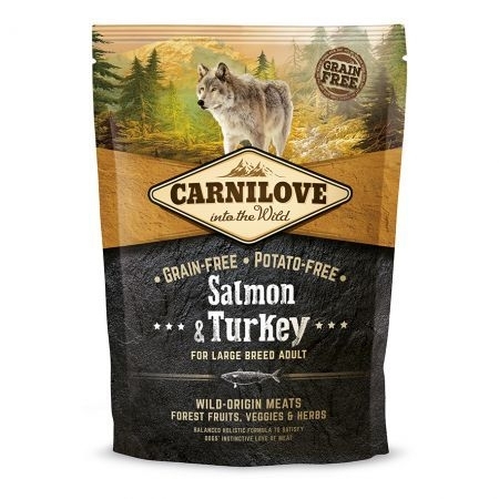Carnilove Salmon and Turkey for Large Breed Adult, 1.5 kg Carnilove imagine 2022