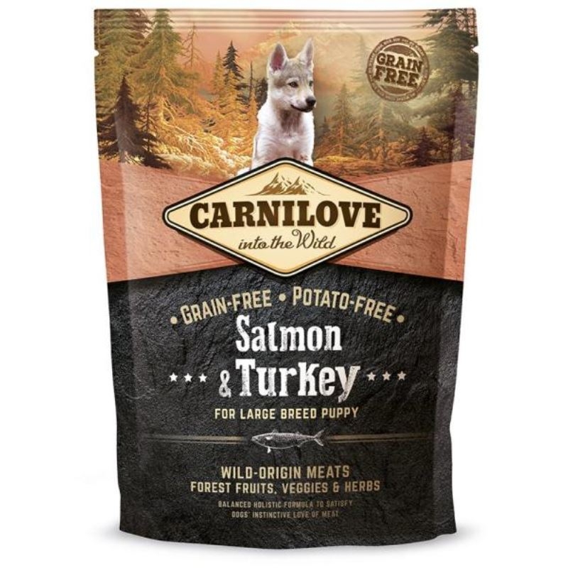 Carnilove salmon and turkey for large breed adult, 1.5 kg