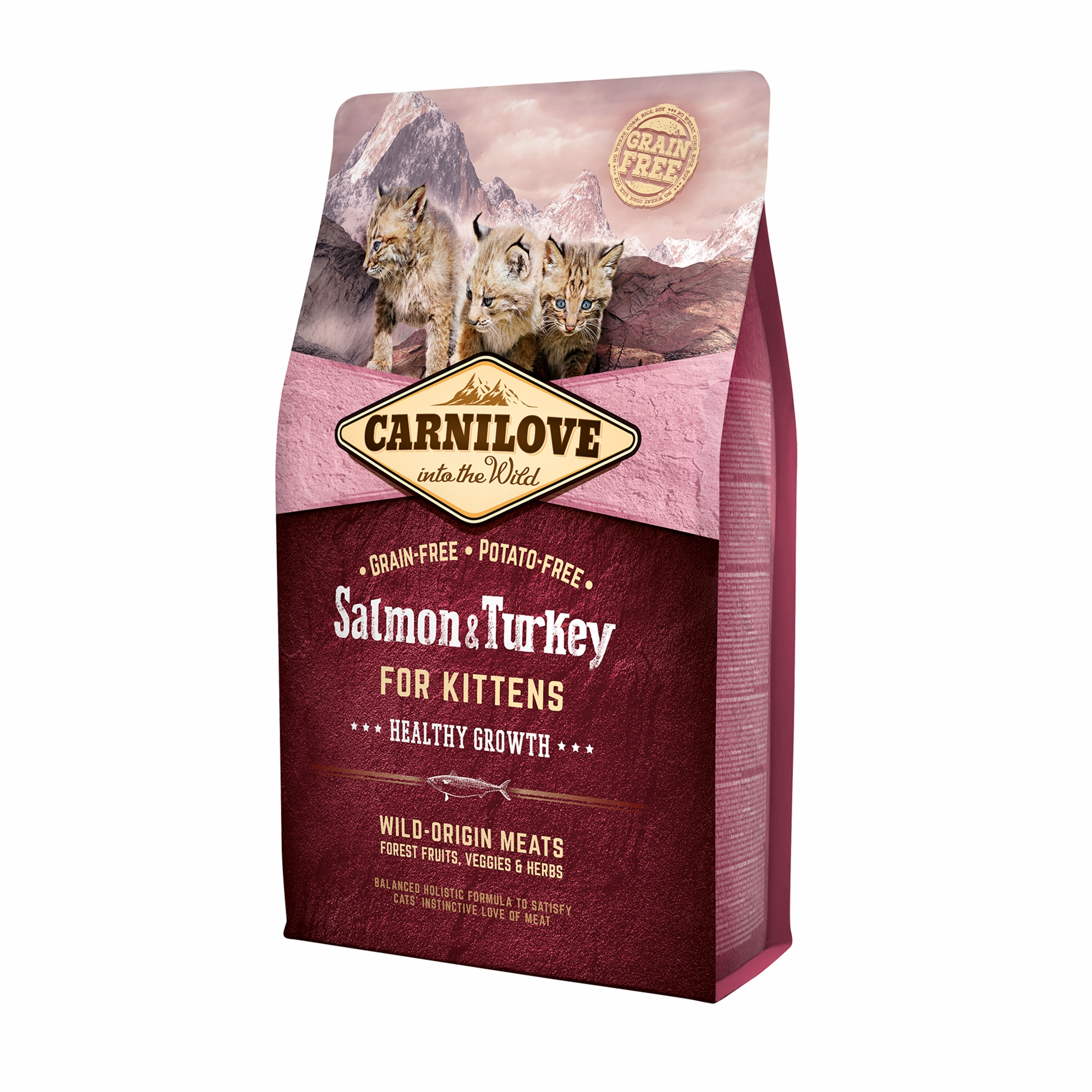 Carnilove Salmon & Turkey For Kittens, 2 kg Carnilove imagine 2022