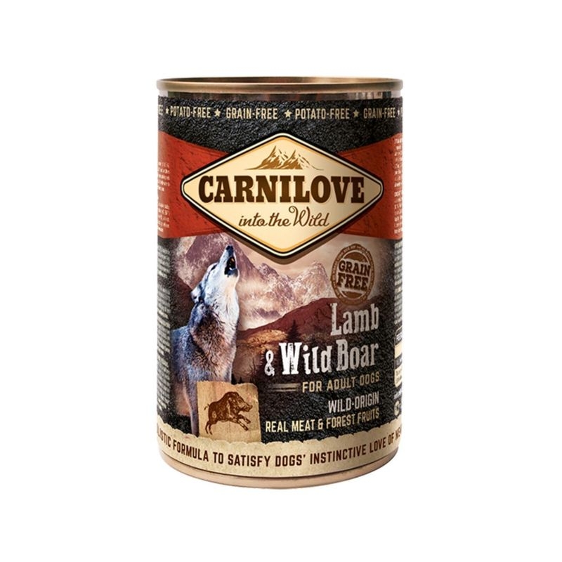 Carnilove Dog Wild Meat, Venison & Reindeer, 400 g Carnilove imagine 2022