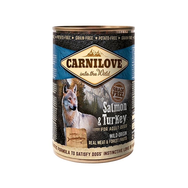 Carnilove Dog Wild Meat, Salmon & Turkey, 400 G imagine