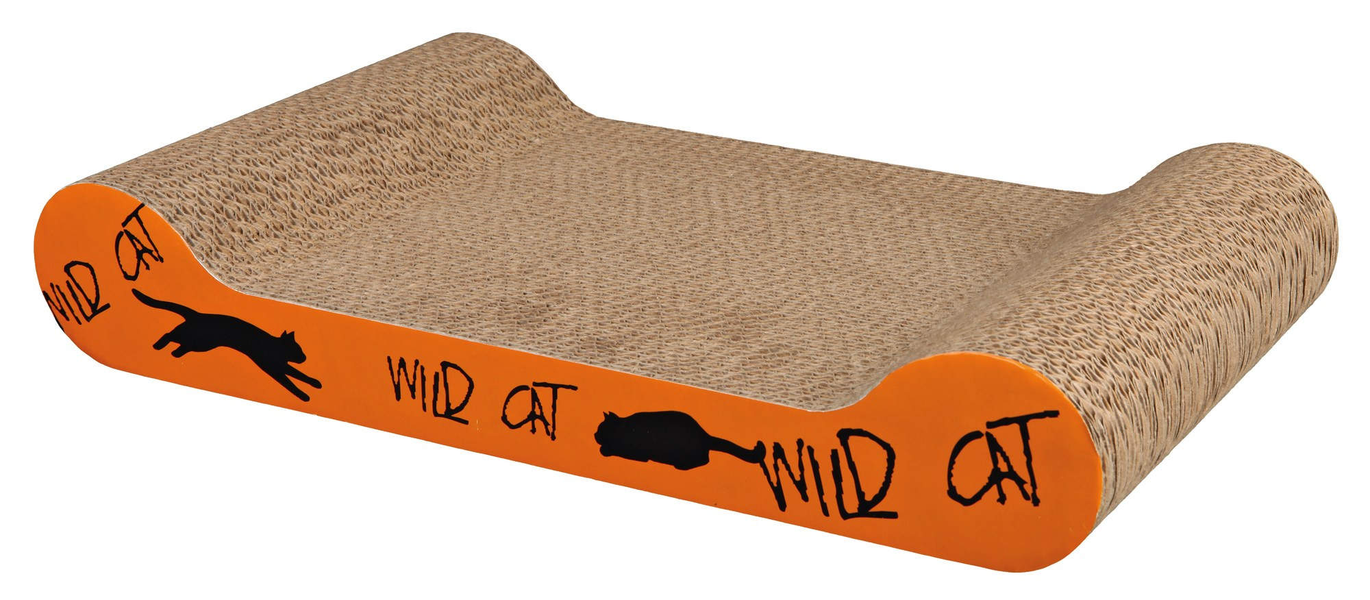 Carton Scratch me Wild Cat 41x7x24 cm Portocaliu 48000 petmart.ro