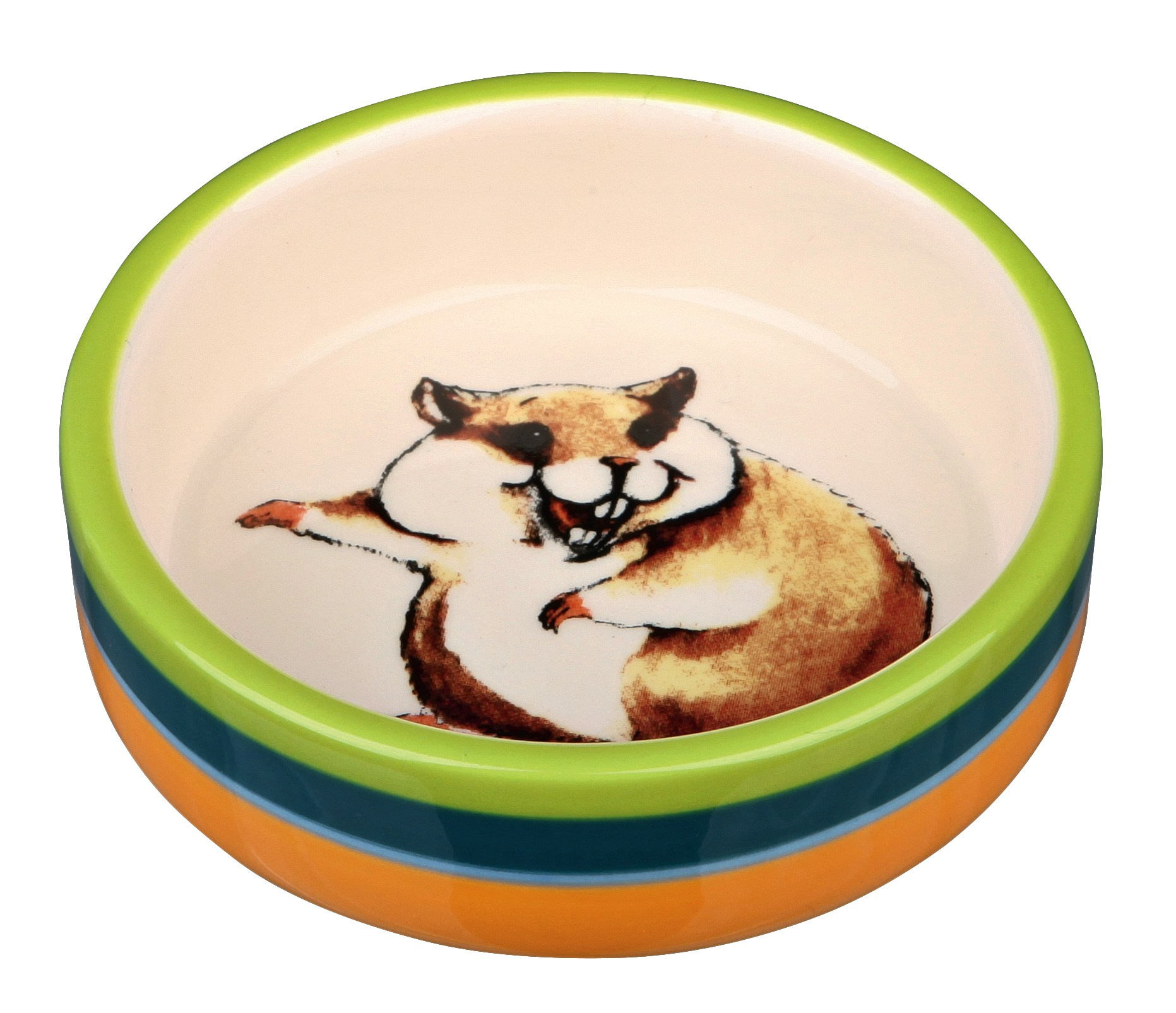 Castron Ceramica Hamster 80 ml/8 cm 60801 petmart