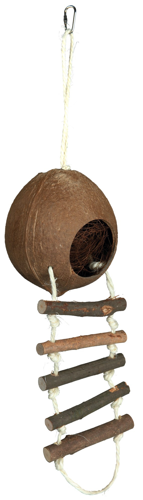Casuta Natural Din Cocos 13×56 cm 62102 petmart.ro