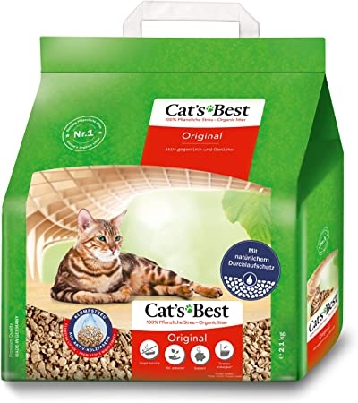 Cat’s Best Oko Plus, nisip 100% natural, 5L / 2.1 kg Cat's Best
