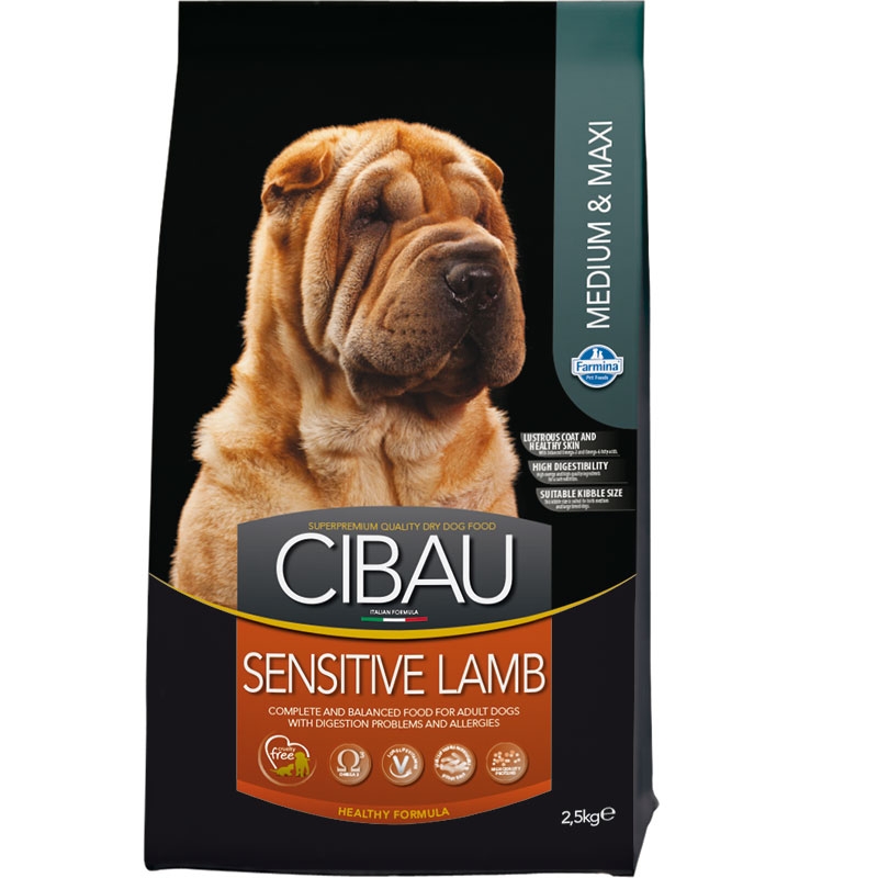 Cibau dog sensitive lamb medium-maxi 2.5 kg
